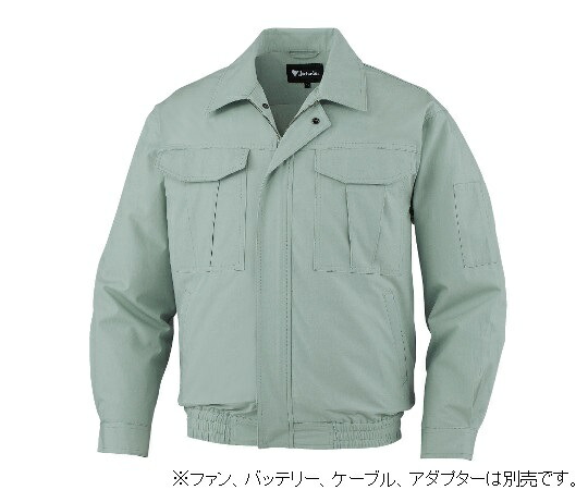 ★ポイント最大16倍★【全国配送可】-空調服長袖ブルゾン　アースグリーン　M 自重堂 型番 87020-039-M 　JAN 4932309648088 aso 63-2886-23 ●お取寄品　納期約 6営業日-【医療・研究機器】