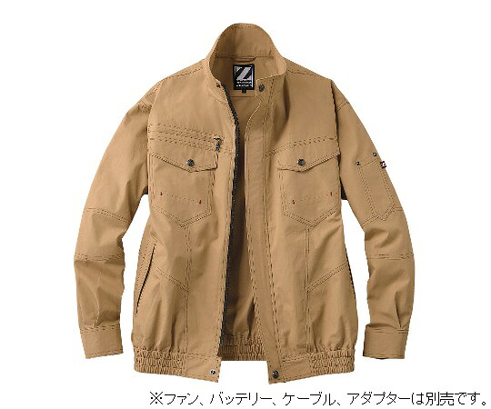 ★ポイント最大16倍★【全国配送可】-空調服長袖ブルゾン　キャメル　S 自重堂 型番 74000-134-S 　JAN 4932309648569 aso 63-2886-71 ●お取寄品　納期約 6営業日-【医療・研究機器】