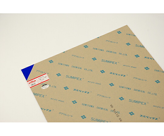 ★ポイント最大16倍★【全国配送可】-アクリル　ブルー透明　3×約650×1100mm 光 型番 A703-3L 　JAN 4977720703350 aso 64-8813-94 ●お取寄品　納期約 6営業日-【医療・研究機器】