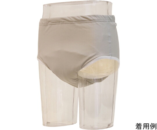 ★ポイント最大16倍★【全国配送可】-デラックス安心ブリーフ300　男性用　L　グレー ニシキ（シニア・介護用品） 型番 H4956-L-GY 　JAN 4975973930608 aso 64-9297-46 ●お取寄品　納期約 5営業日-【医療・研究機器】
