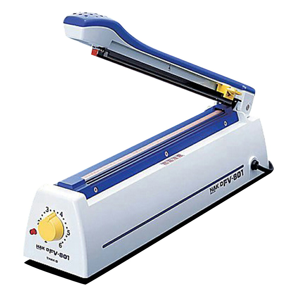 ★ポイント最大16倍★【全国配送可】-卓上シーラー　120&times;350&times;500mm 白光（HAKKO） 型番 FV-801-01 　JAN 4962615017971 aso 6-646-03 納期約 3営業日-【医療・研究機器】｜【文具の月島堂】店