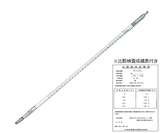 ★ポイント最大16倍★【全国配送可】-標準温度計（二重管）　No.3　100～150℃　校正証明書付 日本計量器工業 型番 - aso 6-7703-04-20 ●お取寄品　納期約 17営業日-【医療・研究機器】