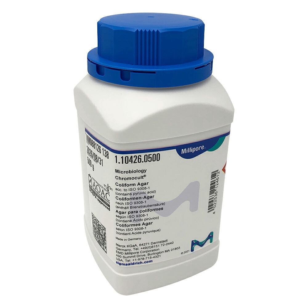 ★ポイント最大16倍★【全国配送可】-粉末培地 （クロモカルトコリフォーム寒天） 500g Merck 型番 1.10426.0500 　JAN 4022536124612 aso 6-8814-28 ●在庫品 納期約 3営業日-【医療・研究機器】