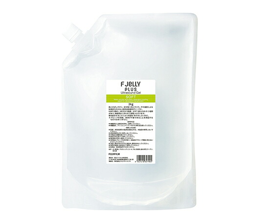 ★ポイント最大16倍★【全国配送可】-超音波ゼリー F JELLY PLUS SOFT 詰替 1箱(4個入) 富士フイルムメディカル 型番 F JELLY PLUS SOFT 2KG 4 # JAN 4547410311457 aso 7-7935-11 納期約 3営業日-【医療・研究機器】|【文具の月島堂】店
