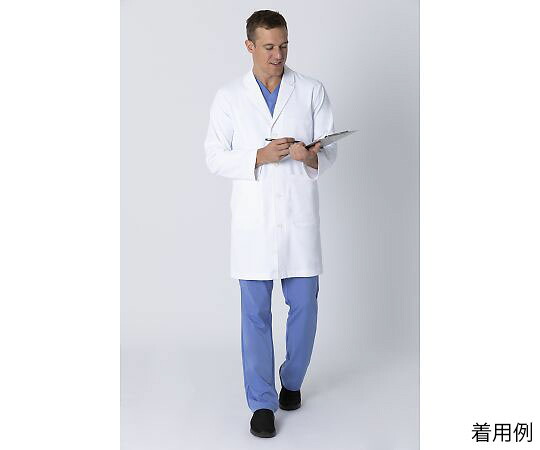 ★ポイント最大16倍★【全国配送可】-THE　WHITE　COAT　メンズ白衣（ミニマリストシリーズ）　LL相当 Healing Hands 型番 5151-L aso 7-9275-04 ●在庫品 納期約 3営業日-【医療・研究機器】