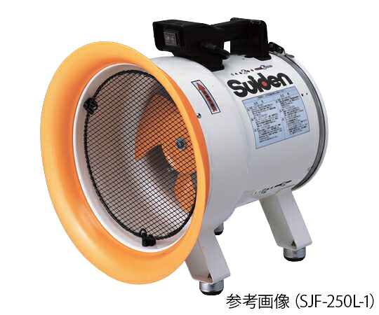 ★ポイント最大16倍★【全国配送可】-ポータブル送排風機 35/40(m3/min) 280mmダクト スイデン 型番 SJF-250RS-1 JAN 4538634412730 aso 8-1038-42 ●お取寄品 納期約 10営業日-【医療・研究機器】|【文具の月島堂】店