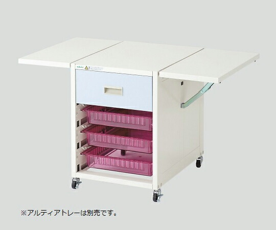 ★ポイント最大16倍★【全国配送可】-▲特大品 送料別途見積もり アルティア　点滴処置車　514×657×630　ブルースター　ワゴン･補助天板付 ナビス（アズワン） 型番 - 　JAN 4580110257809 aso 8-2167-33 ●お取寄品　納期約 43営業日-【医療・研究機器】