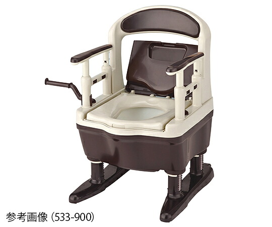 ★ポイント最大16倍★【全国配送可】-ポータブルトイレジャスピタ（安寿） ソフト便座 533-901 アロン化成 型番 - 　JAN 4970210843642 aso 8-6437-02 ●お取寄品　納期約 8営業日-【医療・研究機器】