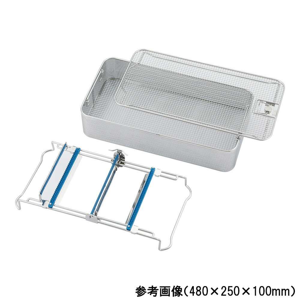 ★ポイント最大16倍★【全国配送可】-平底バスケット 405×250×100mm Chapet 型番 CIL-002 004 005 　JAN 4582619693874 aso 8-525-06 ●在庫品 納期約 3営業日-【医療・研究機器】