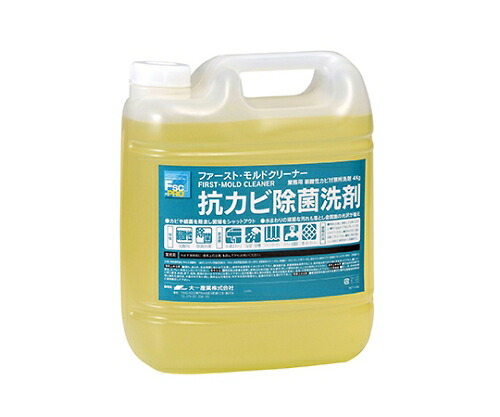 ★ポイント最大16倍★【全国配送可】-ファースト・モルドクリーナー　４Ｌ 大一産業 型番 　JAN 4981390547909 aso 61-3815-01 ●在庫品 納期約 6営業日-【医療・研究機器】