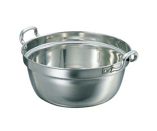 ★ポイント最大16倍★【全国配送可】-SW 18-8 両手 料理鍋 48cm 和田助製作所 型番 0140200 　JAN 4562171640073 aso 61-6517-44 ●在庫品 納期約 6営業日-【医療・研究機器】