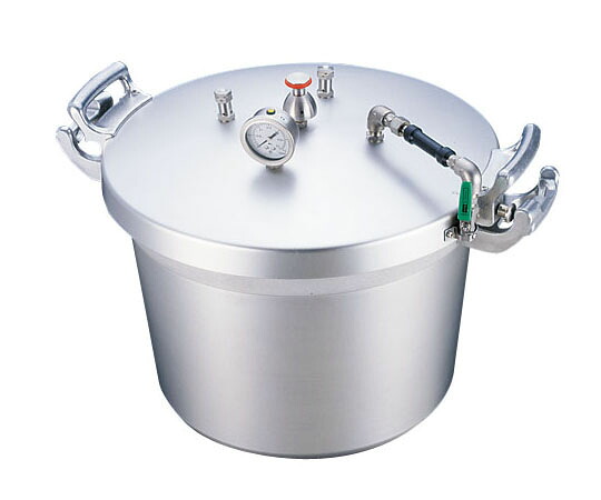 ★ポイント最大16倍★【全国配送可】-SAアルミ業務用圧力鍋（第2安全装置付）　40L TKG 型番 AAT15040 　JAN 4977449310709 aso 62-6354-85 ●在庫品 納期約 7営業日-【医療・研究機器】