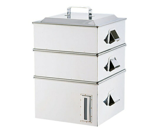 ★ポイント最大16倍★【全国配送可】-SA電磁専用業務用角蒸器 2段 33cm TKG 型番 JAN 4538085030019 aso 62-6439-24 ●在庫品 納期約 7営業日-【医療・研究機器】