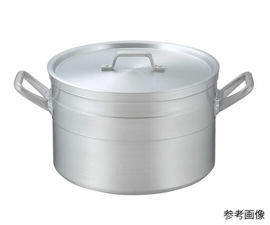 ★ポイント最大16倍★【全国配送可】-KO超耐久型 アルミ半寸胴鍋 33cm(22.0L) 本間製作所 型番 007019 　JAN 4954057430333 aso 62-8160-60 ●在庫品 納期約 6営業日-【医療・研究機器】