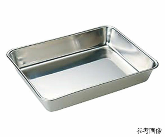 ★ポイント最大16倍★【全国配送可】-18-8エコクリーン 角バット 3枚取　(１枚入り) IKD（イケダ） 型番 021262 aso 62-8172-89 ●在庫品 納期約 6営業日-【医療・研究機器】 10,935円
