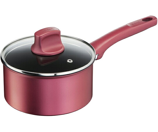 ★ポイント最大16倍★【全国配送可】-IHルージュ アンリミテッド ソースパン 18cm T-fal 型番 G26223 aso 65-3868-18 ●在庫品 納期約 7営業日-【医療・研究機器】