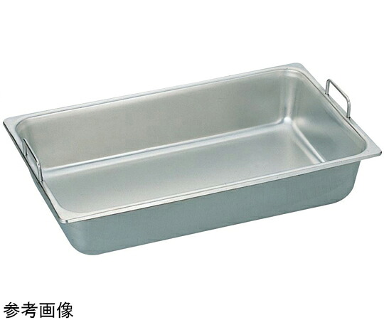 ★ポイント最大16倍★【全国配送可】-18-8 ハンドル付ホテルパン 1/1サイズ H100mm スギコ産業 型番 SH-1904GH 　JAN 4560125839191 aso 67-2397-08 ●在庫品 納期約 5営業日-【医療・研究機器】