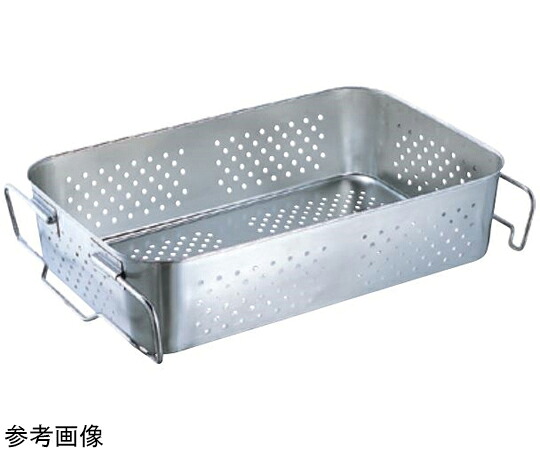 ★ポイント最大16倍★【全国配送可】-18-8 給食バット 運搬型 穴明 H185mm 約36L スギコ産業 型番 SH-6038-7P 　JAN 4580128946825 aso 67-2402-50 ●在庫品 納期約 5営業日-【医療・研究機器】