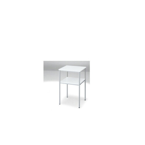 ★ポイント最大16倍★【全国配送可】- 電話台 丸パイプ脚 ホワイト TT-60P81MAW フラットシルバー/ホワイト 62778503 コクヨ kokuyo -【コクヨ家具】