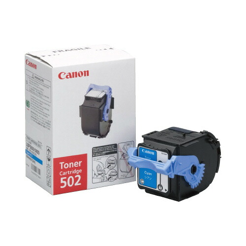 ★ポイント最大16倍★【取り寄せ品】-ato6351-0522 キヤノン対応トナーカートリッジ　ＣＲＧ&minus;５０２ＣＹＮ　（シアン） 63510522 キヤノン CRG-502C -【＠オフィス】｜【文具の月島堂】店 13,425円