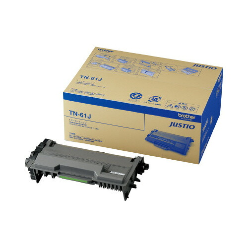 ★ポイント最大16倍★【在庫品は翌営業日発送】-ato6381-6853 ブラザートナーカートリッジ　ＴＮ－６１Ｊ　1ケ 63816853 ブラザー TN-61J -【＠オフィス】