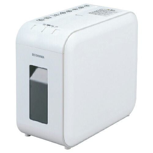★ポイント最大16倍★【教育施設様限定商品】-ed 137184 クロスカットシュレッダー P6HS75C－W ﾒｰｶｰ名 アイリスオーヤマ 101111-【教育・福祉】