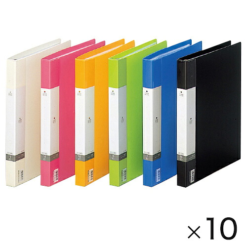 ★ポイント最大16倍★【教育施設様限定商品】-ed 169482 交換式クリヤーブックA4S（10冊） （1）背幅25mm （314 &times; 260mm）白（1）背幅25mm （314 &times; 260 ﾒｰｶｰ名 LIHIT LAB. G3801-0*10-【教育・福祉】｜【文具の月島堂】店