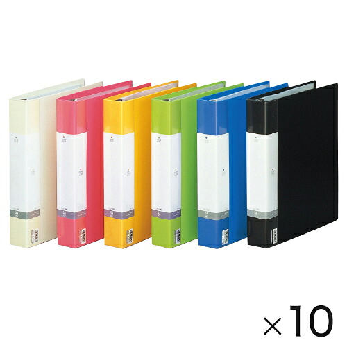 ★ポイント最大16倍★【教育施設様限定商品】-ed 169494 交換式クリヤーブックA4S（10冊） （3）背幅50mm （314 × 275mm）赤（3）背幅50mm （314 × 275 ﾒｰｶｰ名 LIHIT LAB. G3803-3*10-【教育・福祉】 10,943円