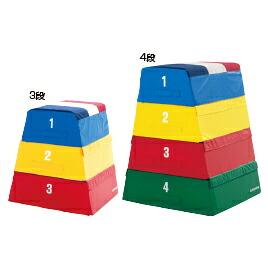 ★ポイント最大16倍★【教育施設様限定商品】-ed 800387 フォームとび箱（1）3段 ﾒｰｶｰ名 エバニュー EKF331-【教育・福祉】
