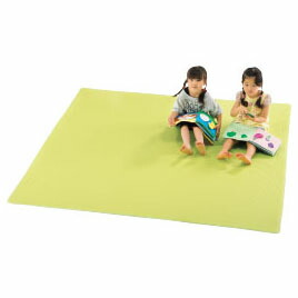 ★ポイント最大16倍★【教育施設様限定商品】-ed 820155 やわらかゴムマット 180&times;180cmベージュ ﾒｰｶｰ名 マスセット 30131-【教育・福祉】｜【文具の月島堂】店