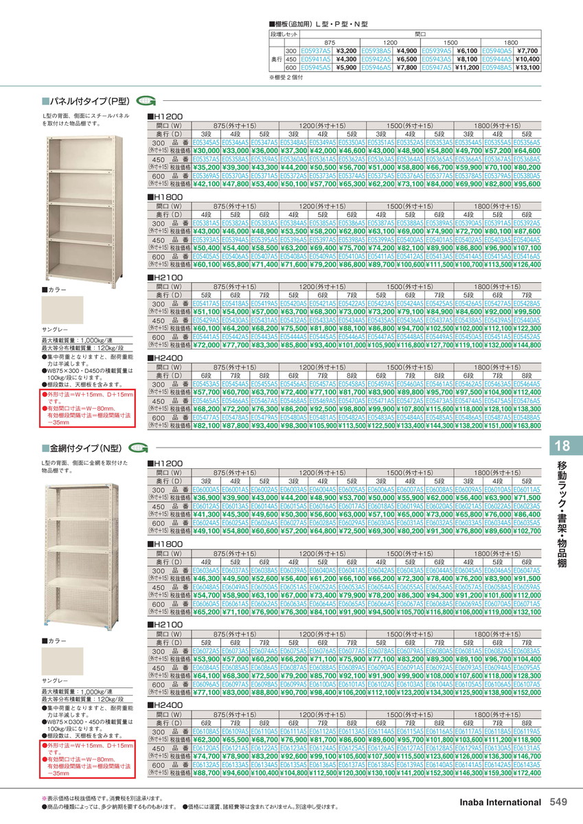 ★尖んがり最大限度16倍★【全国送りとどける可】-イナバ移し替える仕合わせ・書物棚・商いもの棚軽さ仕合わせP型 8段 サングレー 150-60-240 商いもの吊りひも(E05485A5) 大きさW1500(外寸:+15) D600(外寸:+15) H2400稲葉製造所・inaba-【イナバ調度品】