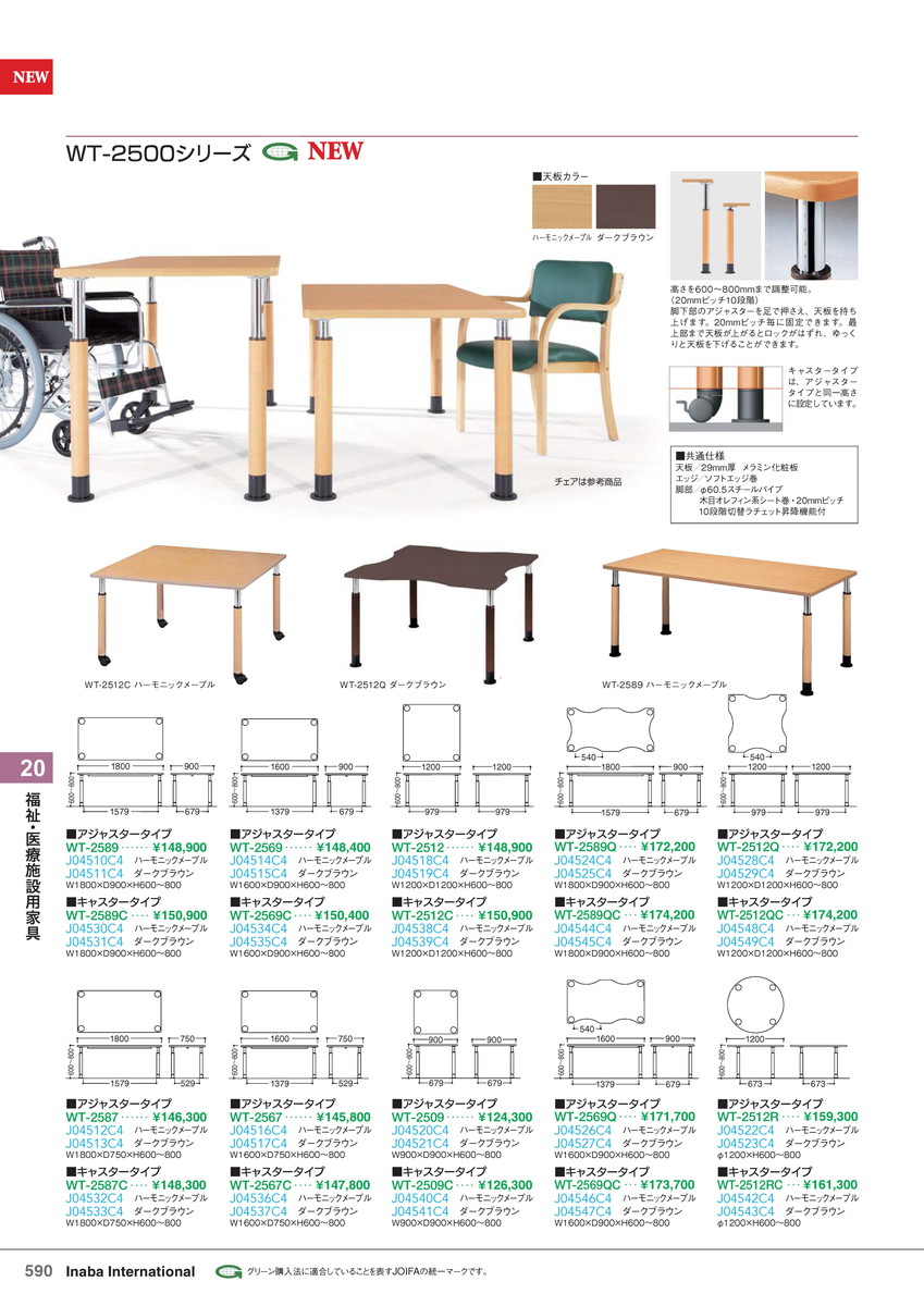 ★尖んがり最大限度16倍★【全国送りとどける可】-イナバ有益・診療創業用調度品一覧表 WT-2509C ハーモニックメープル 商いもの吊りひも(J04540C4) 大きさW900 D900 H600~800稲葉製造所・inaba-【イナバ調度品】