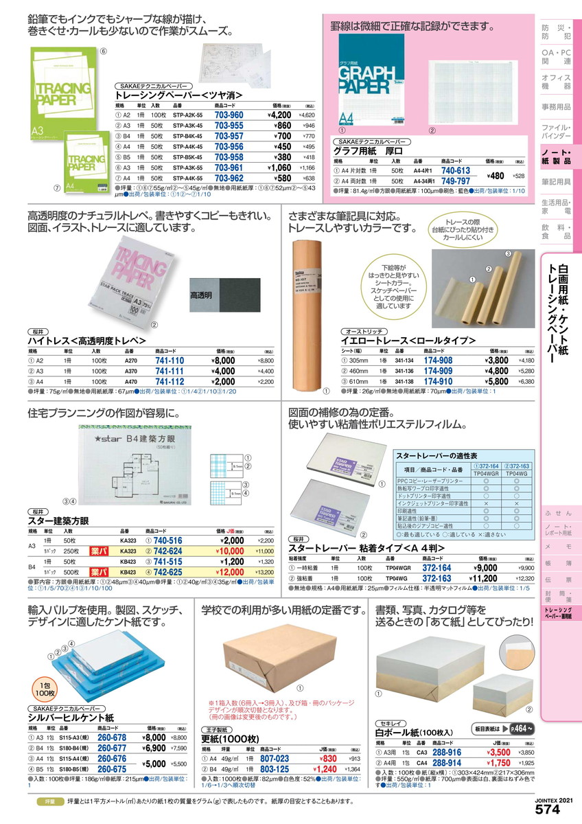 楽天市場 ポイント最大15倍 全国配送可 スター建築方眼紙 Ka323 A3 50枚 桜井 品番 Ka323 Jtx ｼﾞｮｲﾝﾃｯｸｽ Jointex Jan メーカー在庫品 文具の月島堂 楽天市場店