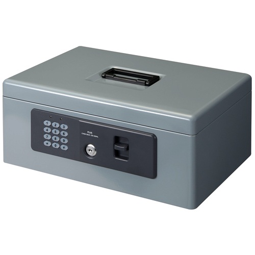 ★ポイント最大16倍★【送料無料】-電子ロック手提金庫 M CB-020HL グレー　プラス 品番 CB-020HL jtx 13101-【ｼﾞｮｲﾝﾃｯｸｽ・JOINTEX】JAN 4977564684914 メーカー在庫品