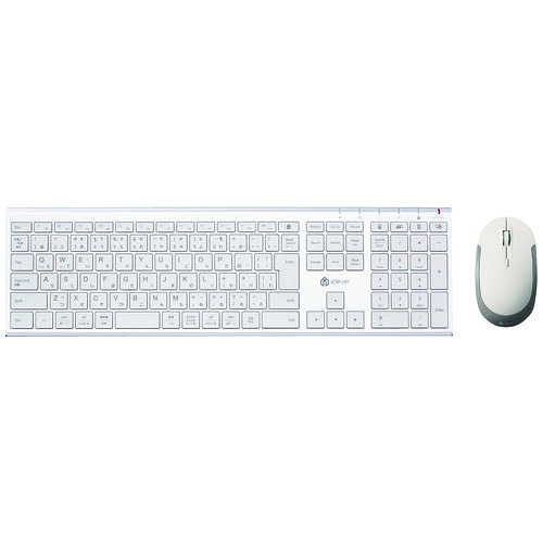 ★ポイント最大16倍★【全国配送可】-無線フルキーボード&マウスIC-BK23Combo-SW　ｉＣｌｅｖ 品番 IC-BK23Combo-SW jtx 138273-【ｼﾞｮｲﾝﾃｯｸｽ・JOINTEX】JAN 4582501582200 メーカー在庫品 5,119円