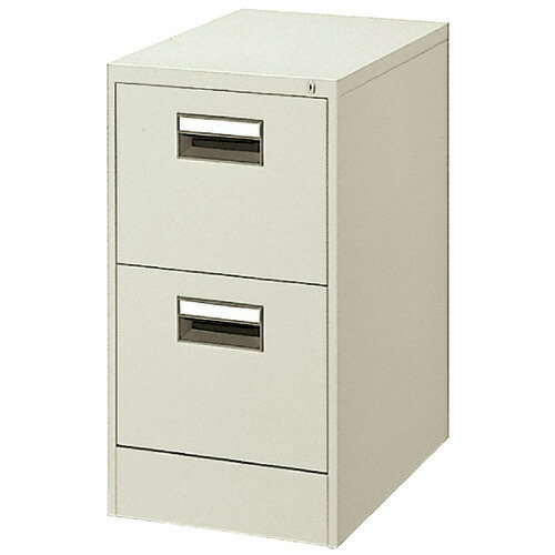 ★ポイント最大16倍★【送料無料】-ファイリングキャビネットK型 A4-2 LGY　プラス 品番 A4-2 LGY pls 171794-【プラス家具】JAN｜【文具の月島堂】店