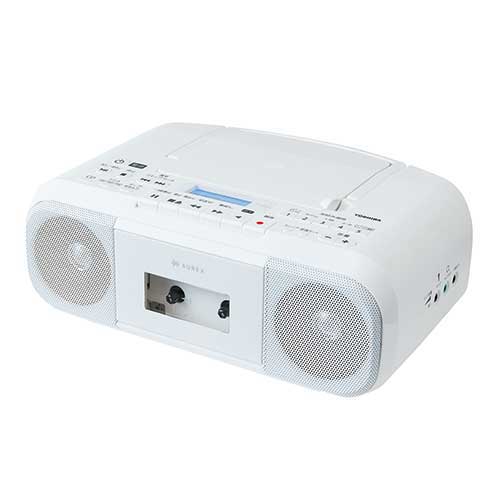 ★ポイント最大16倍★【送料無料】-東芝 CDラジカセ 白 TY-CDS9(W)　ＡＵＲＥＸ 品番 TY-CDS9(W) jtx 199990-【ｼﾞｮｲﾝﾃｯｸｽ・JOINTEX】JAN 4560158876774 メーカー在庫品