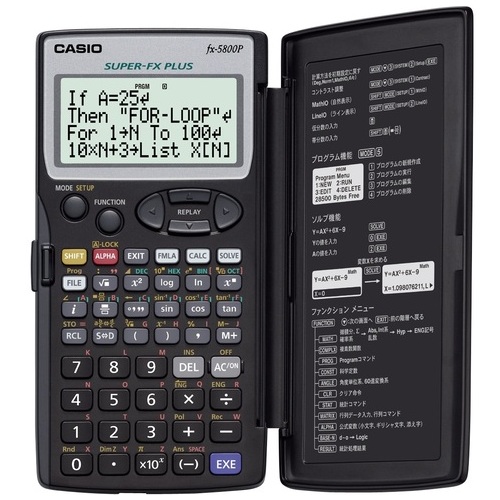 ★ポイント最大16倍★【送料無料】-関数電卓 fx-5800P-N カシオ計算 品番 fx-5800P-N jtx 289041-【JTX・JOINTEX】JAN 4971850175162 メーカー取り寄せ品|【文具の月島堂】店
