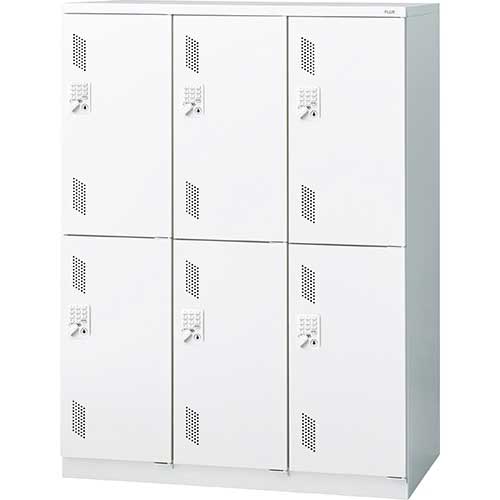 ★ポイント最大16倍★【送料無料】-LZ更衣ロッカーLZ-L6T W4 プラス 品番 LZ-L6T W4 pls 41867-【プラス家具】JAN|【文具の月島堂】店
