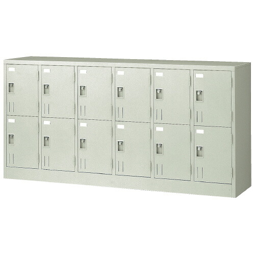 ★ポイント最大16倍★【送料無料】-多人数ロッカー SH-G12B 12人用錠無 JTX 品番 SH-G12B pls 504518-【プラス家具】JAN 4511597185255|【文具の月島堂】店