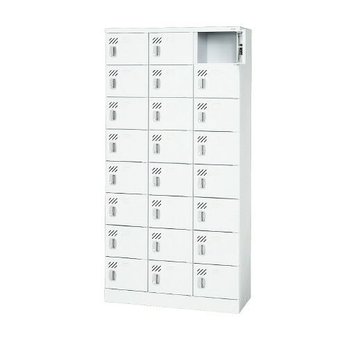 ★ポイント最大16倍★【送料無料】-多人数用ロッカー KL-H38K W4 プラス 品番 KL-H38K W4 pls 617218-【プラス家具】JAN|【文具の月島堂】店