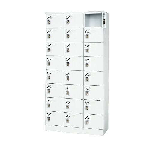 ★ポイント最大16倍★【送料無料】-多人数用ロッカー KL-H38N W4 プラス 品番 KL-H38N W4 pls 617219-【プラス家具】JAN|【文具の月島堂】店