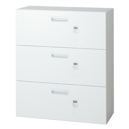 ★ポイント最大16倍★【送料無料】-L6 ラテラル保管庫3段 L6-105HD-3 W4[重 プラス 品番 L6-105HD-3 W4 pls 648422-【プラス家具】JAN|【文具の月島堂】店