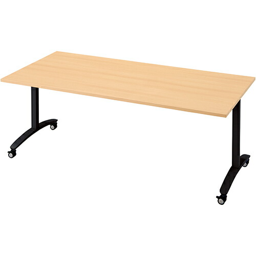 ★ポイント最大16倍★【送料無料】-ロンナ 会議テーブル NN-1809TKR WM/BK　プラス 品番 NN-1809TKR WM/BK jtx 677676-【ｼﾞｮｲﾝﾃｯｸｽ・JOINTEX】JAN