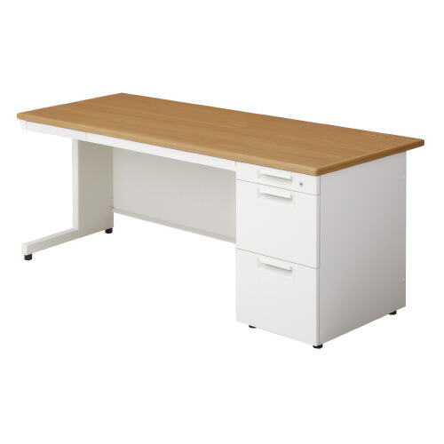 ★ポイント最大16倍★【送料無料】-リード 片袖机 LE-167A-3 T2/W4　プラス 品番 LE-167A-3 T2/W4 pls 678756-【プラス家具】JAN｜【文具の月島堂】店
