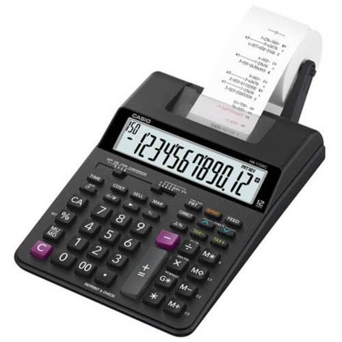 ★ポイント最大16倍★【送料無料】-プリンター電卓HR-170RC-BK　カシオ計算 品番 HR-170RC-BK jtx 708469-【JTX・JOINTEX】JAN 4549526601910 メーカー取り寄せ品｜【文具の月島堂】店