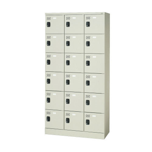 ★ポイント最大16倍★【送料無料】-多人数用ロッカー KL-H36K LGY　プラス 品番 KL-H36K LGY pls 71063-【プラス家具】JAN｜【文具の月島堂】店
