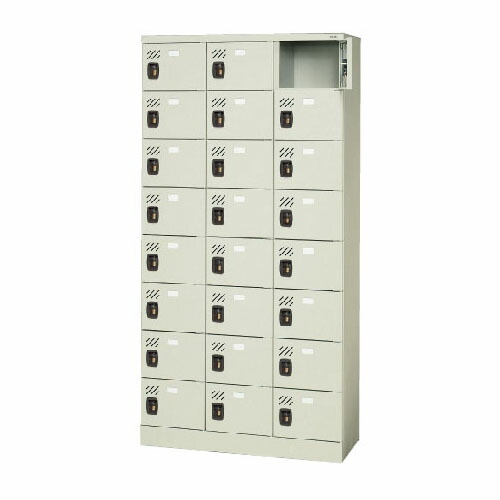 ★ポイント最大16倍★【送料無料】-多人数用ロッカー KL-H38N LGY プラス 品番 KL-H38N LGY pls 71078-【プラス家具】JAN|【文具の月島堂】店