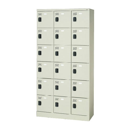 ★ポイント最大16倍★【送料無料】-多人数用ロッカー KL-H36 LGY プラス 品番 KL-H36 LGY pls 71086-【プラス家具】JAN|【文具の月島堂】店
