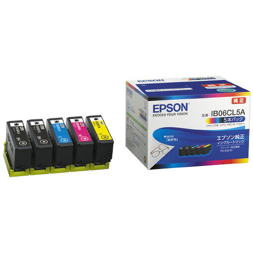 ★ポイント最大16倍★【全国配送可】-インクカートリッジIB06CL5A 4色パック　ＥＰＳＯＮ 品番 IB06CL5A jtx 742709-【ｼﾞｮｲﾝﾃｯｸｽ・JOINTEX】JAN 4988617330771 メーカー在庫品